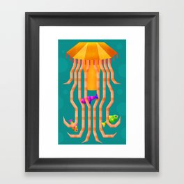 Jellyfish Framed Art Print