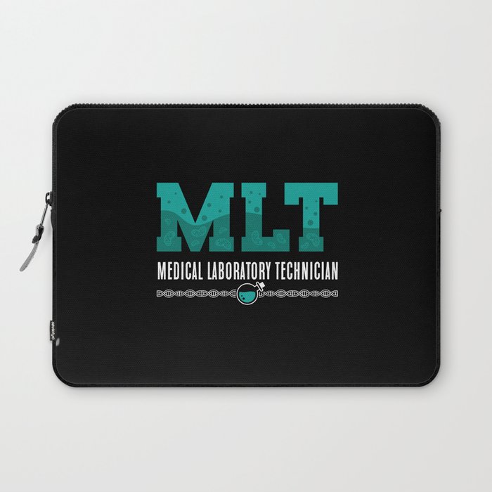 Lab Tech MLT Medical Laboratory Technician Science Laptop Sleeve