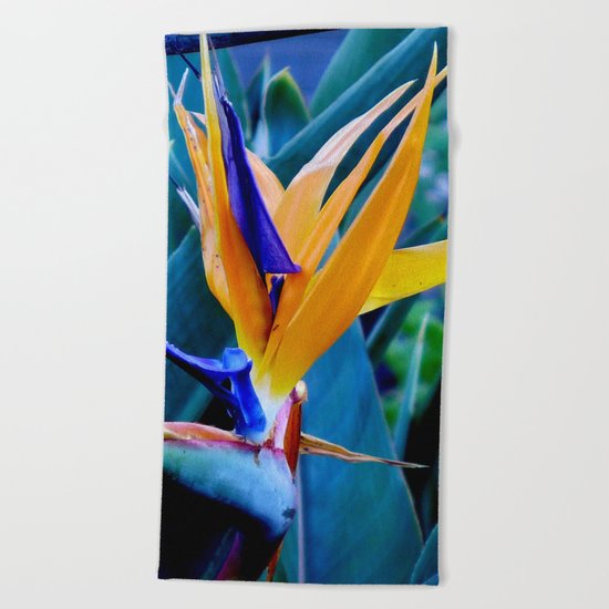 Strelitzia Beach Towel