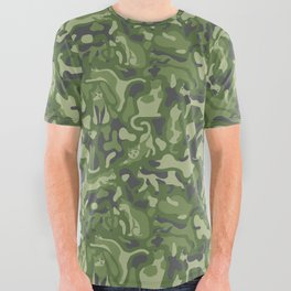 the PURRFECT camo with CATS All Over Graphic Tee