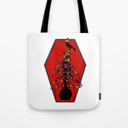 Merry Creepmas | Happy Holidays Christmas Tree Tote Bag