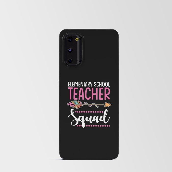 Elementary School Squad Teacher Women Group Android Card Case