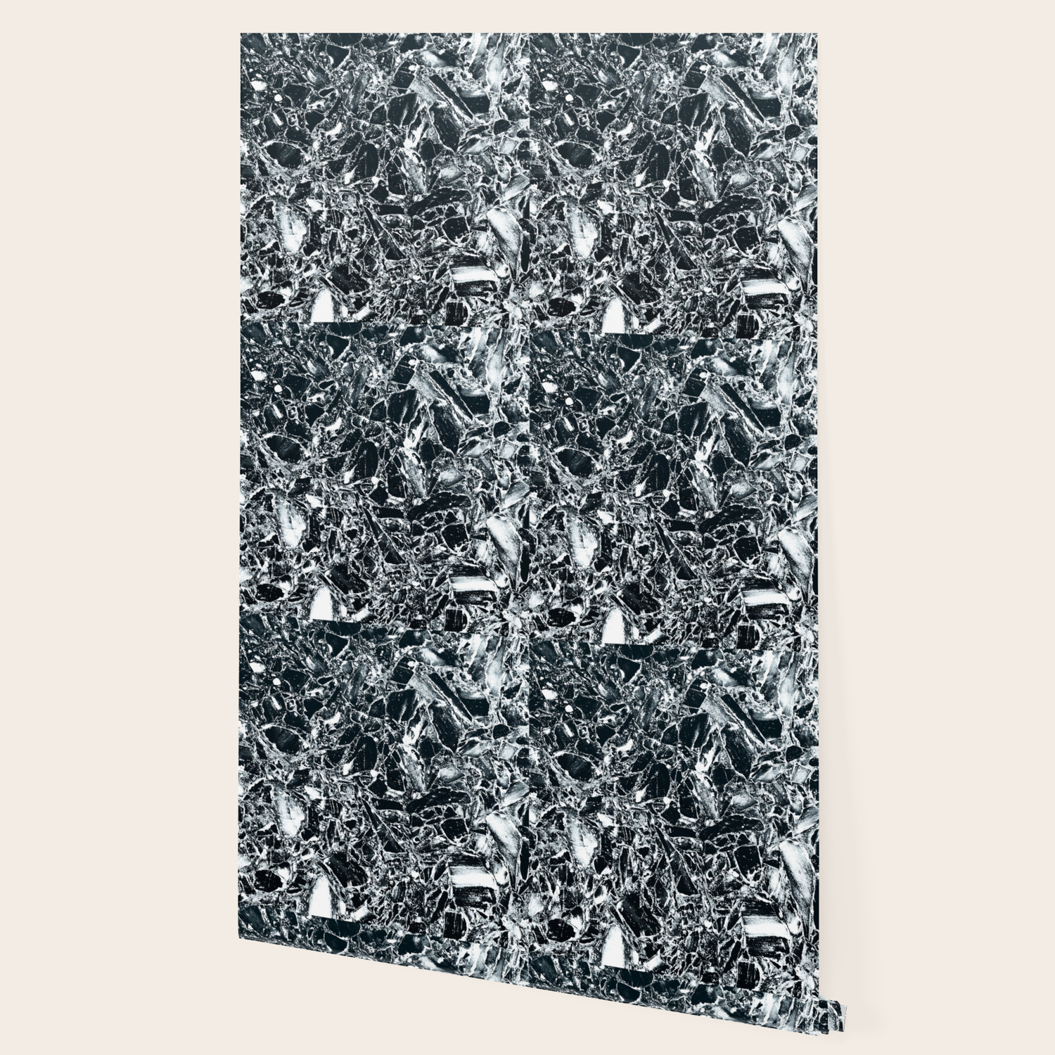 Dark Blue Marble Wallpaper