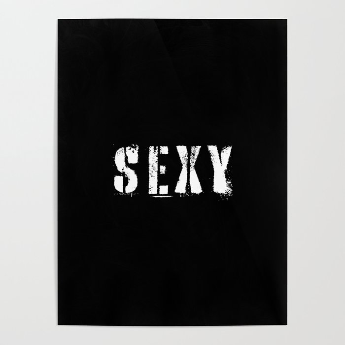 Cool Text Sexy Poster