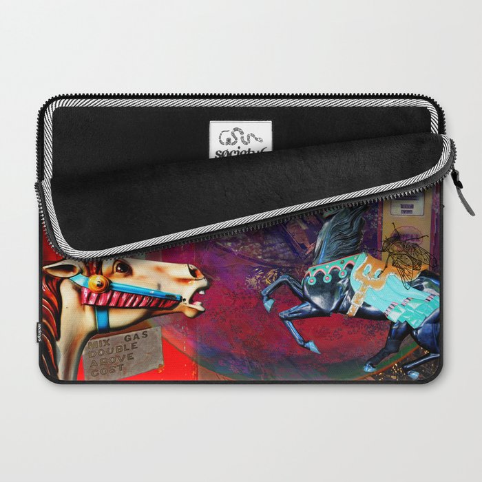 Fossil Fuel Cemetery Laptop Sleeve by Joseph Mosley Society6