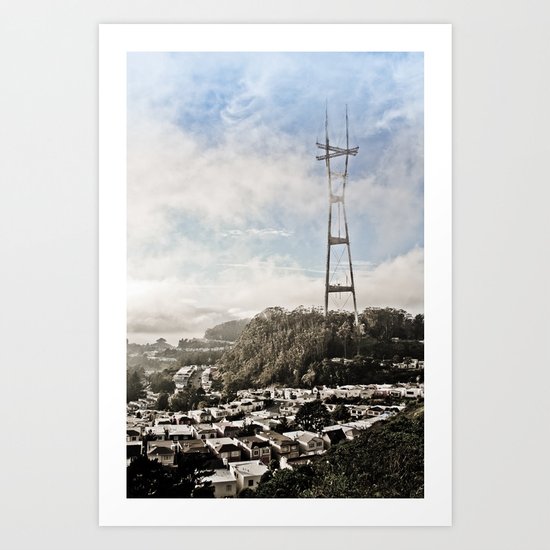 The Peaks Art Print