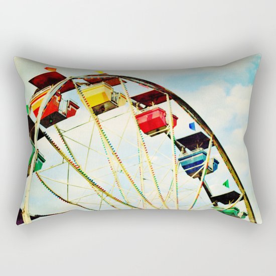 round and round we go Rectangular Pillow