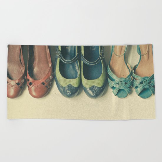 The Shoe Collection Beach Towel