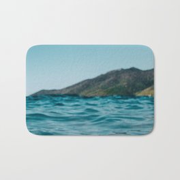 Brazil Photography - Blue Ocean By A Mountain Bath Mat