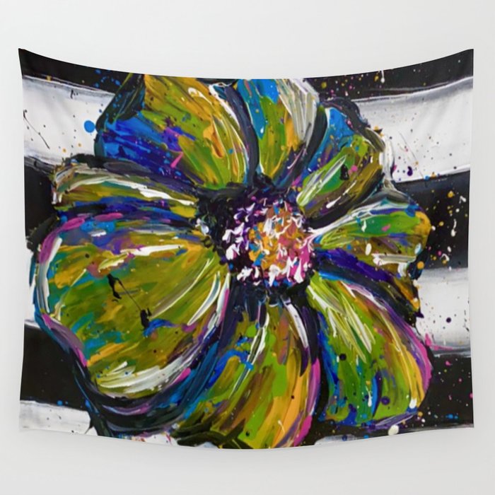 Suppose She Is A Wildflower? Wall Tapestry