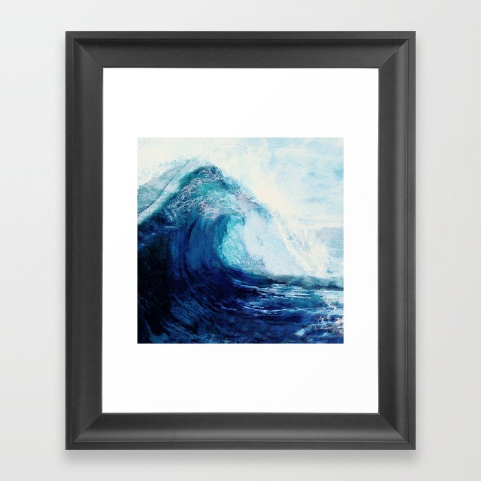 Waves II Framed Art Print