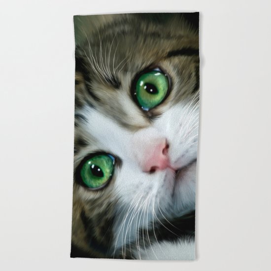 Kitty Cat Beach Towel