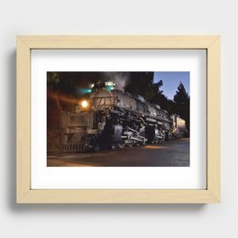 UP 4014. Union Pacific.  Steam Train Locomotive. Big Boy. © J. Montague. Recessed Framed Print