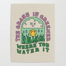 Grass Is Greener Poster
