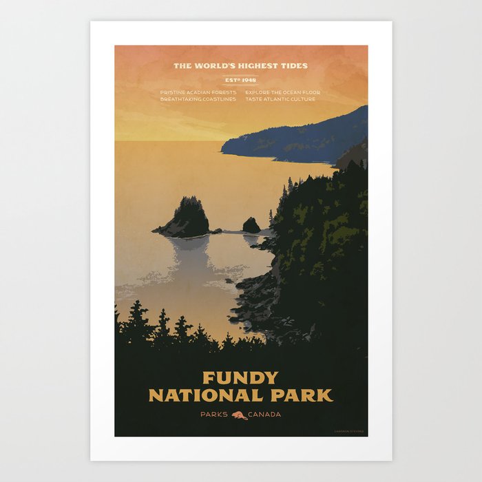 Fundy National Park Kunstdrucke