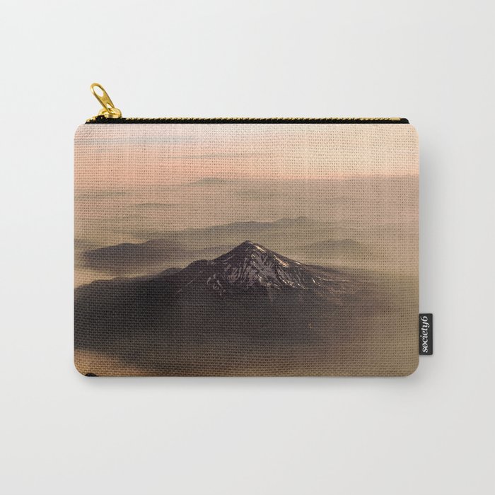 The West is Burning - Mt Shasta - nature photography Carry-All Pouch