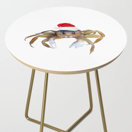 Crabby Christmas Side Table