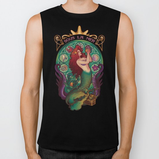 Sous La Mer Biker Tank