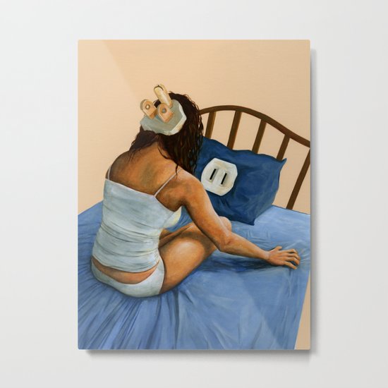 Insomnia Metal Print