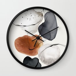 Abstract World Wall Clock