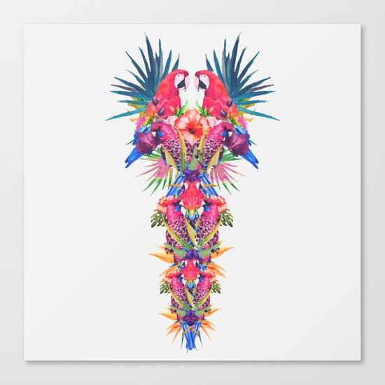 Parrot Kingdom Canvas Print