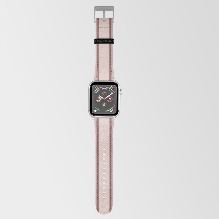 Shadow Play - Pastel Pink Bauhaus Art Stripes Apple Watch Band
