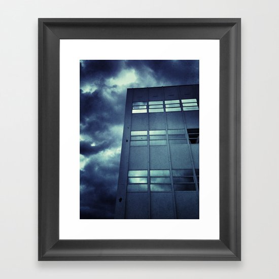 Stormy Windows Framed Art Print