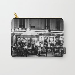 Le Chinon (Montmartre; Paris) Carry-All Pouch | Night, Frenchgirl, Cafe, Digital, Oldparis, Bistro, France, Dinner, Sidewalk, Wine 