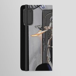 Scifi girl Android Wallet Case