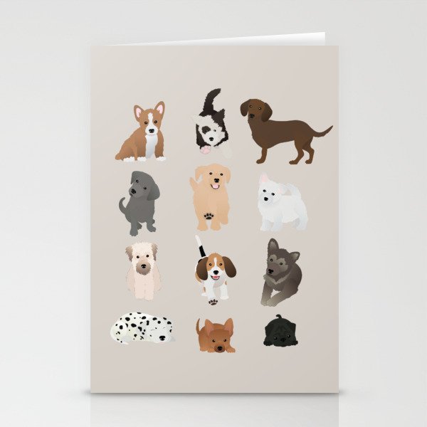 dogs Stationery Cards