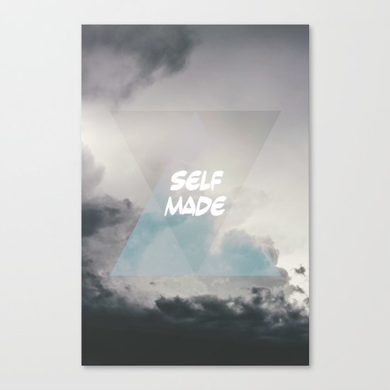 self made Canvas Print