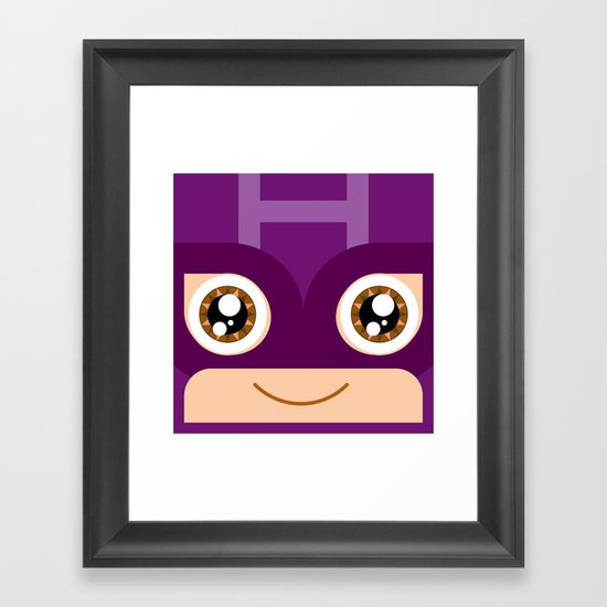 Adorable Hawkeye Framed Art Print