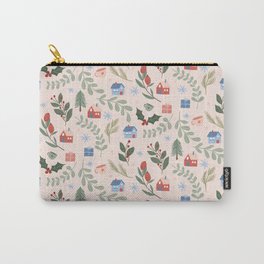 Christmas Wonderland Pink Carry-All Pouch