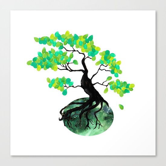 Organic Bonsai Canvas Print