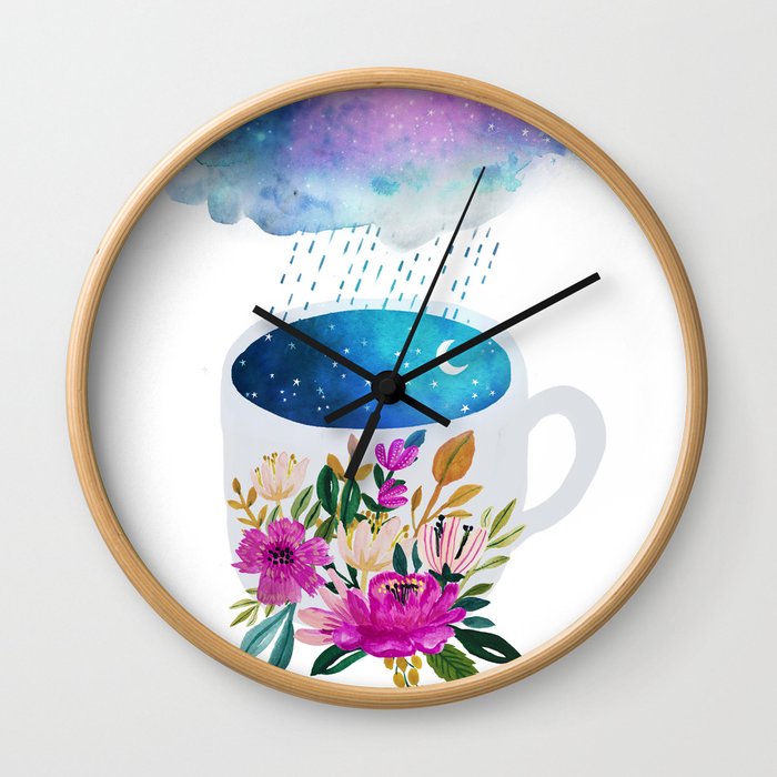 Storm by Mia Charro Wall Clock