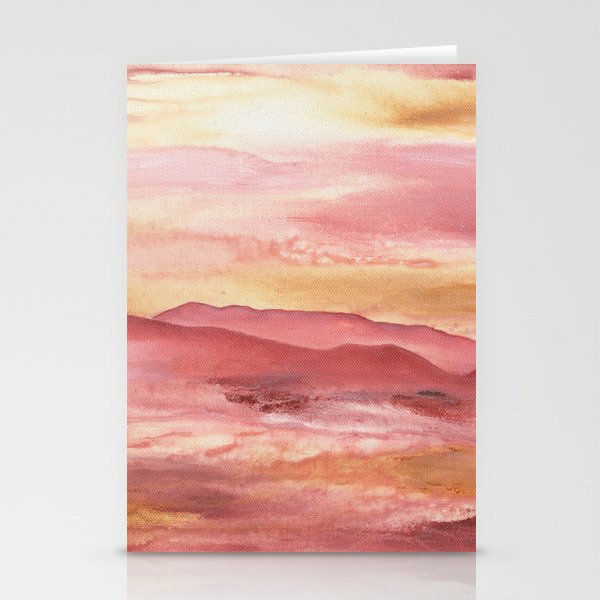 Pink Moment in Ojai II Stationery Cards