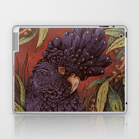 Black Cockatoo Laptop & iPad Skin
