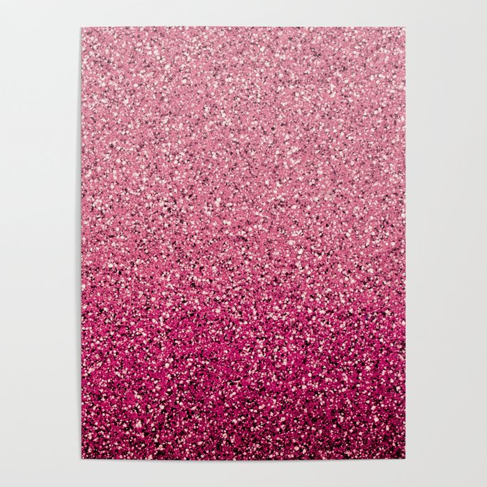 pink glitter Poster for Sale by starrily