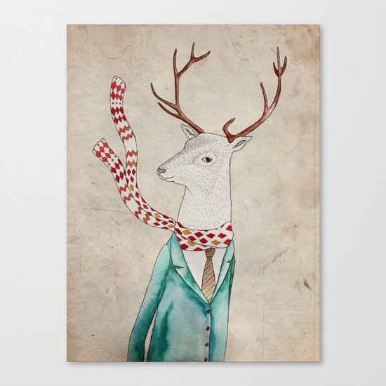 Dear deer. Canvas Print