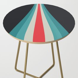 Retro design with stripes Side Table