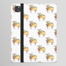 Taco moose Painting Kitchen Wall Poster Watercolor iPad Folio Case