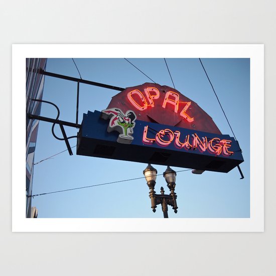 Classic neon Art Print