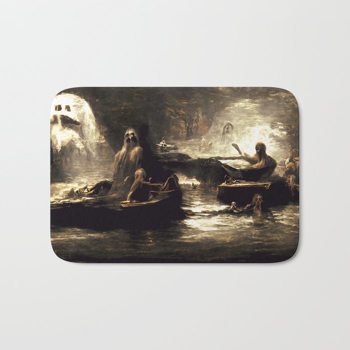 The damned souls of the River Styx Bath Mat