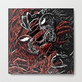 Carnage Vs Venom Fanart, Let There Be Carnage  Metal Print