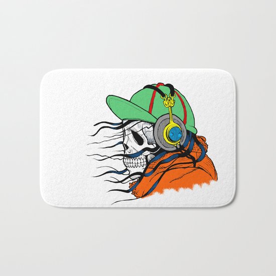 Skull 5 Bath Mat