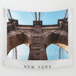 Brooklyn Bridge in New York City Wall Tapestry