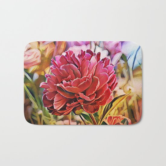 The Peony Bath Mat