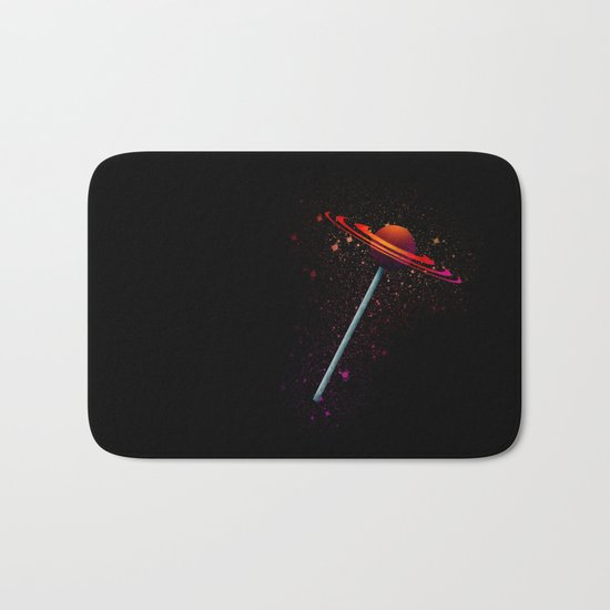 planet lollipop Bath Mat