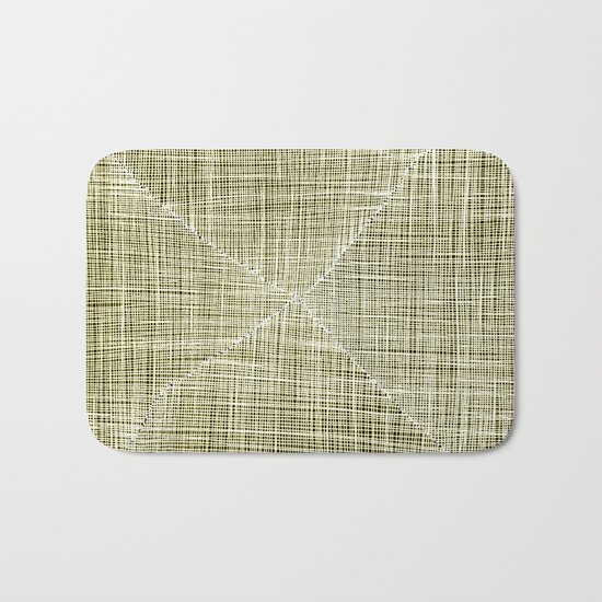 Ink Weaves: Citrine Bath Mat