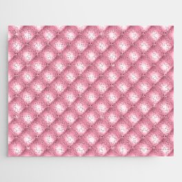 Glam Pink Tufted Pattern Jigsaw Puzzle